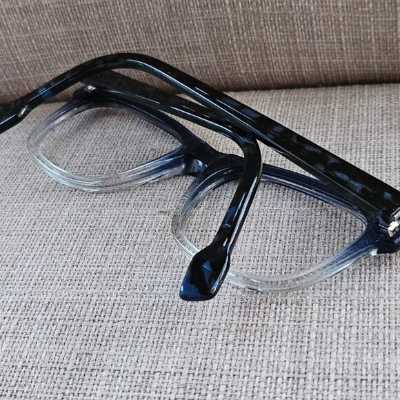 Kirkland Signature Eyeglasses Frame ICARUS BLUE FADE Glasses Made in Italy - Picture 5 of 11